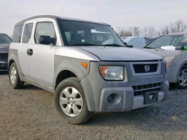 5J6YH28253L035353 - 2003 HONDA ELEMENT DX SILVER photo 1