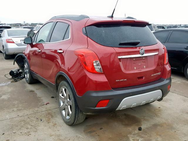 KL4CJHSB9EB781095 - 2014 BUICK ENCORE PRE RED photo 3