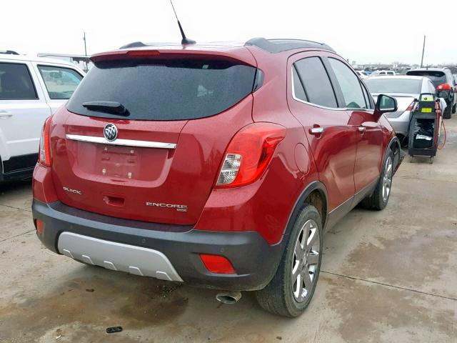 KL4CJHSB9EB781095 - 2014 BUICK ENCORE PRE RED photo 4