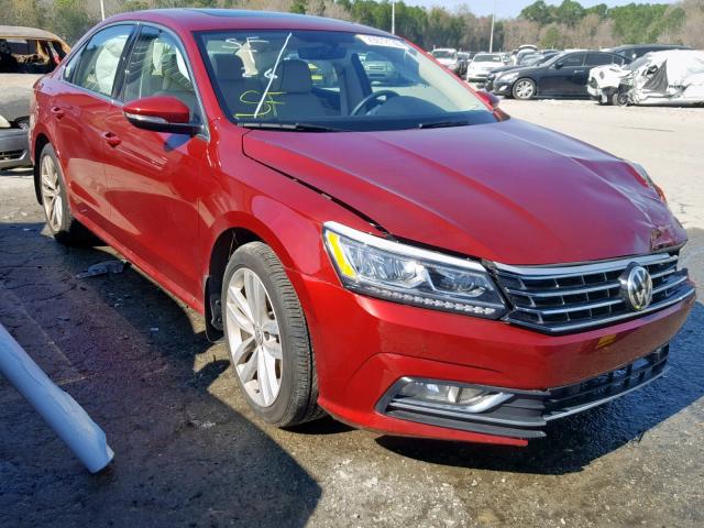 1VWBA7A34JC020305 - 2018 VOLKSWAGEN PASSAT SE RED photo 1