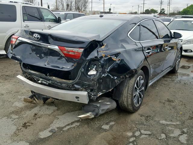 4T1BK1EB5HU262180 - 2017 TOYOTA AVALON XLE BLACK photo 4