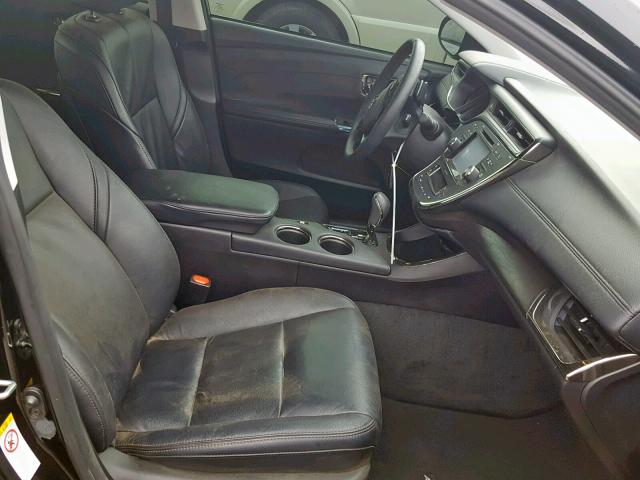 4T1BK1EB5HU262180 - 2017 TOYOTA AVALON XLE BLACK photo 5