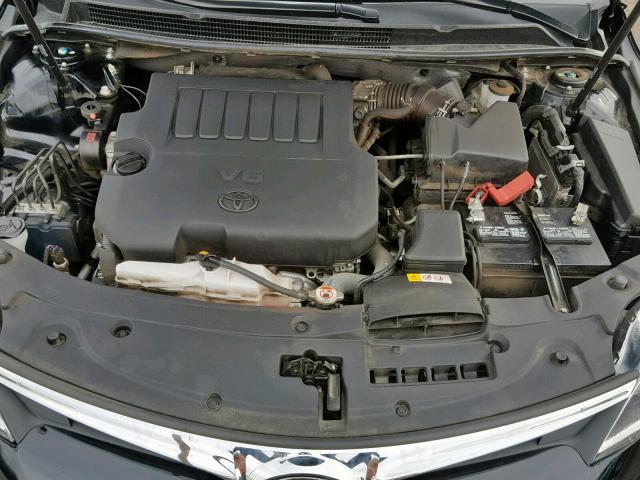 4T1BK1EB5HU262180 - 2017 TOYOTA AVALON XLE BLACK photo 7