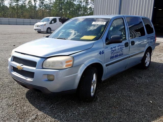 1GNDV23107D167522 - 2007 CHEVROLET UPLANDER L BLUE photo 2