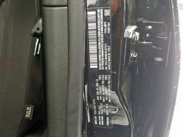 ZACCJBAB5JPJ27311 - 2018 JEEP RENEGADE S შავი ფოტო 10