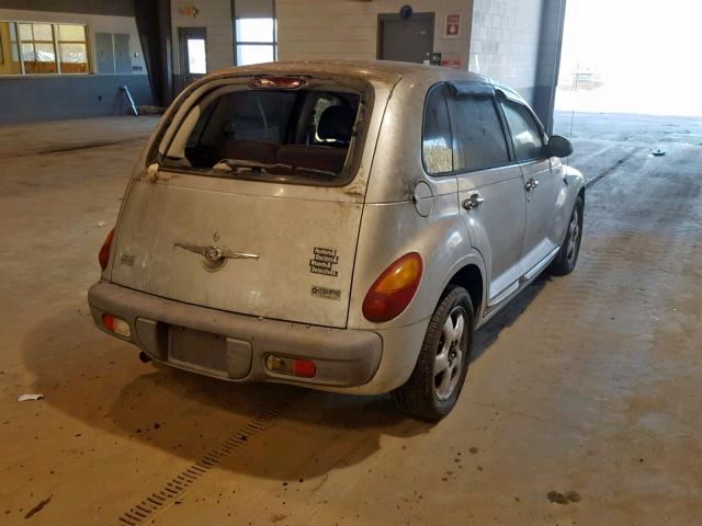 3C8FY4BB71T629041 - 2001 CHRYSLER PT CRUISER SILVER photo 4