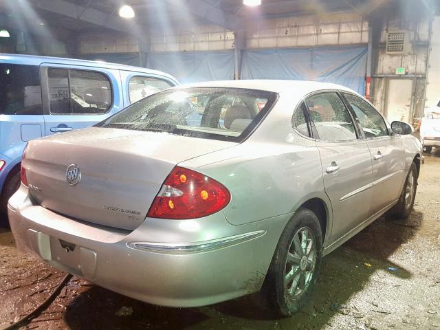 2G4WD582681136436 - 2008 BUICK LACROSSE C SILVER photo 4