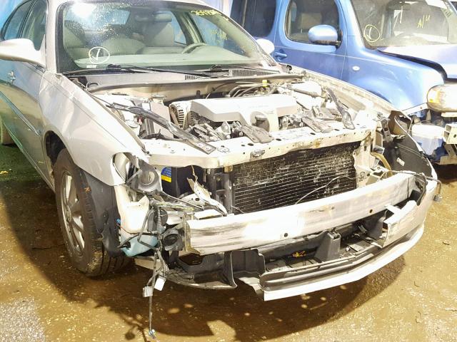 2G4WD582681136436 - 2008 BUICK LACROSSE C SILVER photo 9