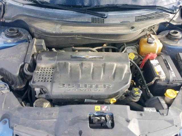 2C8GF68435R373701 - 2005 CHRYSLER PACIFICA T BLUE photo 7