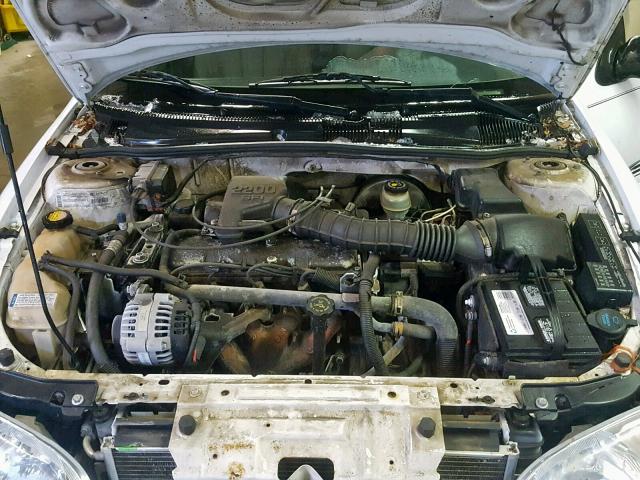 1G1JC524117422014 - 2001 CHEVROLET CAVALIER B WHITE photo 7