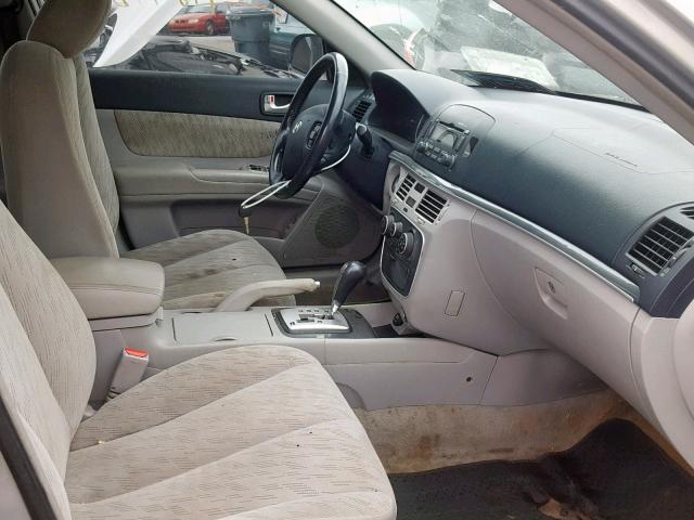 KMHET46C16A135895 - 2006 HYUNDAI SONATA GL SILVER photo 5