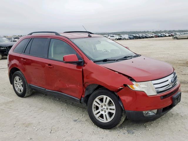 2FMDK48C98BA94466 - 2008 FORD EDGE SEL RED photo 1