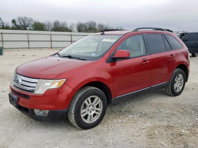 2FMDK48C98BA94466 - 2008 FORD EDGE SEL RED photo 2