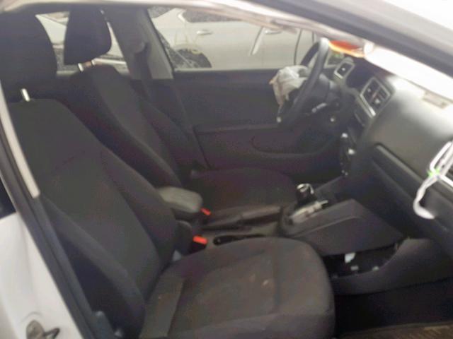 3VW2K7AJ5EM321648 - 2014 VOLKSWAGEN JETTA BASE WHITE photo 5