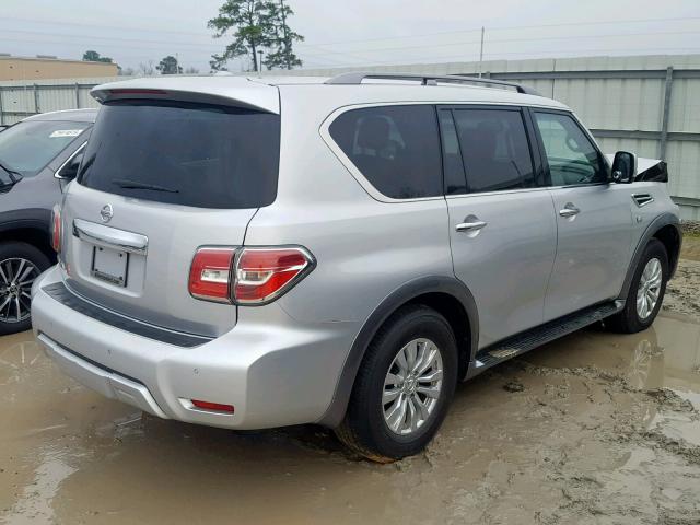 JN8AY2ND2H9004101 - 2017 NISSAN ARMADA SV SILVER photo 4