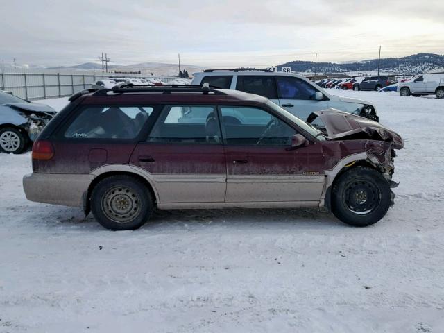 4S3BG685XX7629810 - 1999 SUBARU LEGACY OUT MAROON photo 9