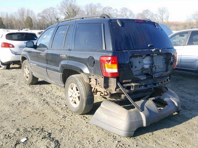 1J4GX48S74C117838 - 2004 JEEP GRAND CHER BLACK photo 3