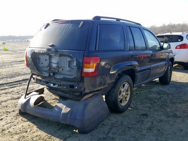 1J4GX48S74C117838 - 2004 JEEP GRAND CHER BLACK photo 4