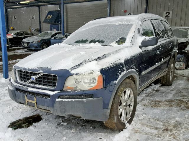 YV1CZ91H741107181 - 2004 VOLVO XC90 T6 BLUE photo 2