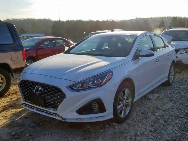 5NPE34AFXJH727335 - 2018 HYUNDAI SONATA SPO WHITE photo 2