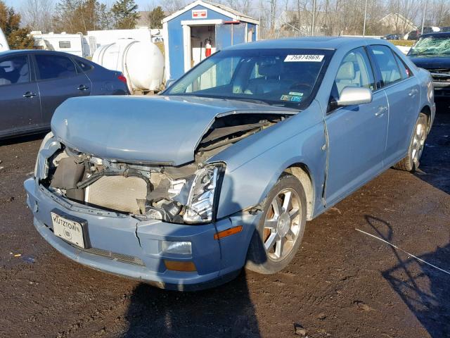 1G6DW677170142215 - 2007 CADILLAC STS BLUE photo 2