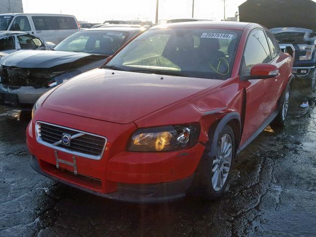 YV1MK672782082230 - 2008 VOLVO C30 T5 RED photo 2