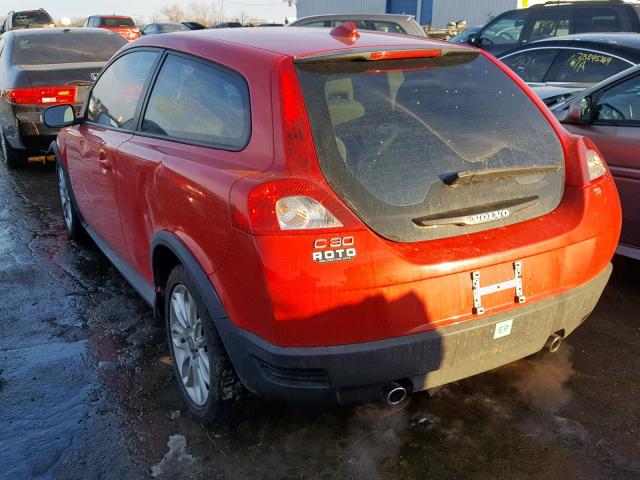 YV1MK672782082230 - 2008 VOLVO C30 T5 RED photo 3