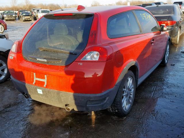 YV1MK672782082230 - 2008 VOLVO C30 T5 RED photo 4