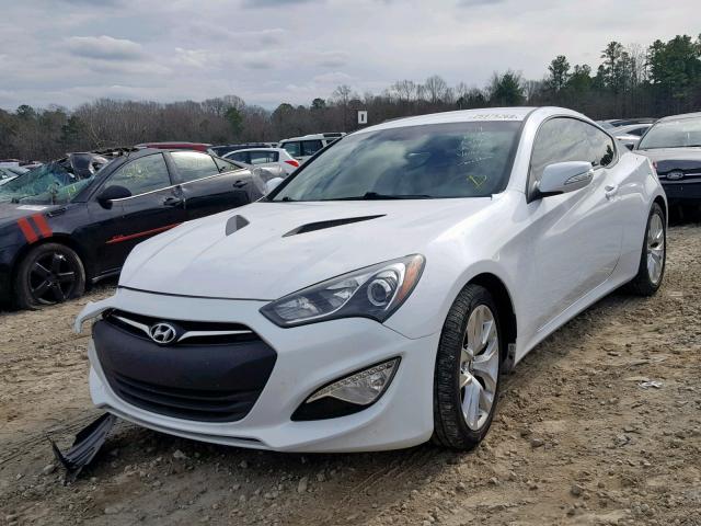 KMHHU6KJ6FU123508 - 2015 HYUNDAI GENESIS CO WHITE photo 2