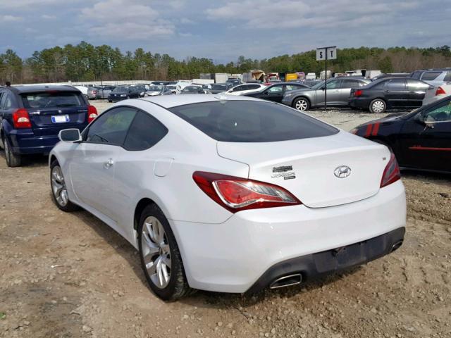 KMHHU6KJ6FU123508 - 2015 HYUNDAI GENESIS CO WHITE photo 3