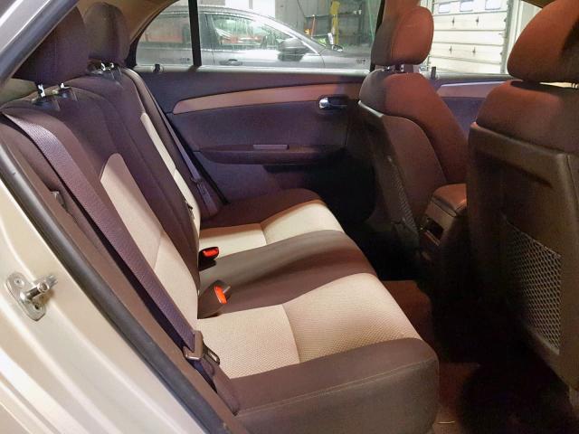 1G1ZG57K194236758 - 2009 CHEVROLET MALIBU LS BEIGE photo 6