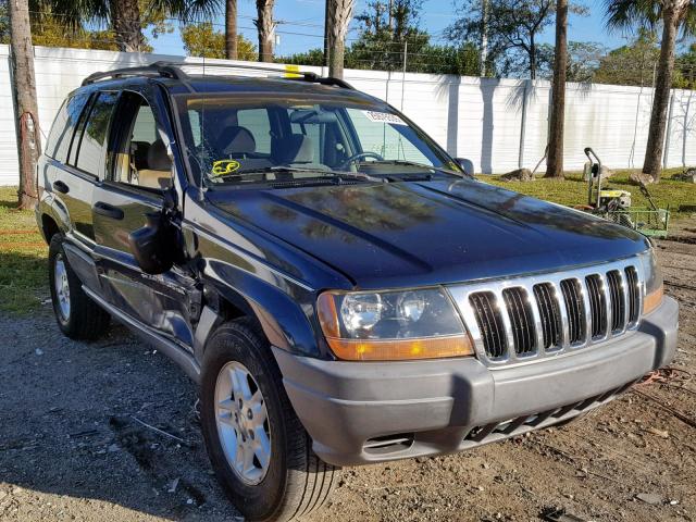 1J4GX48S91C541937 - 2001 JEEP GRAND CHER BLUE photo 1