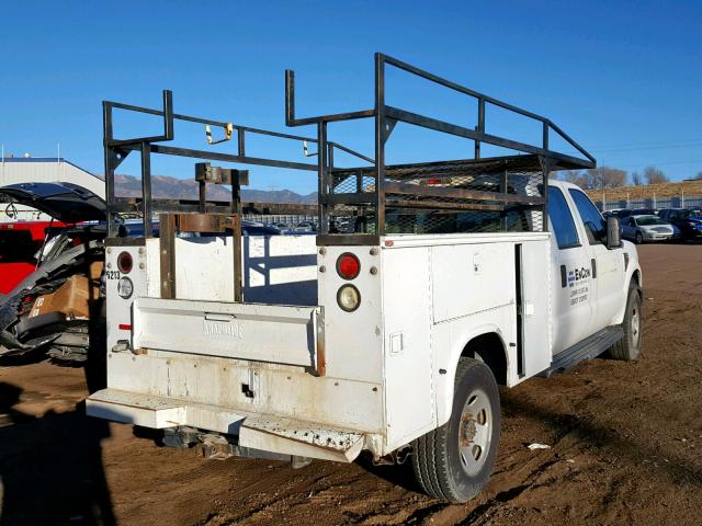 1FTWW31R78EB90398 - 2008 FORD F350 SRW S WHITE photo 4