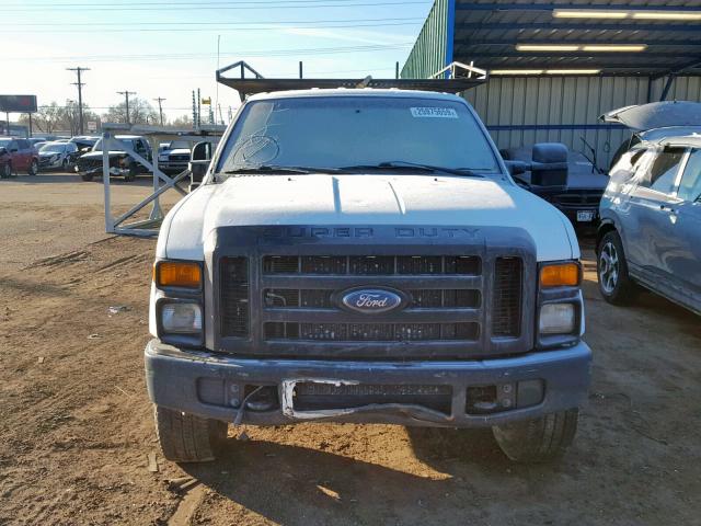 1FTWW31R78EB90398 - 2008 FORD F350 SRW S WHITE photo 9