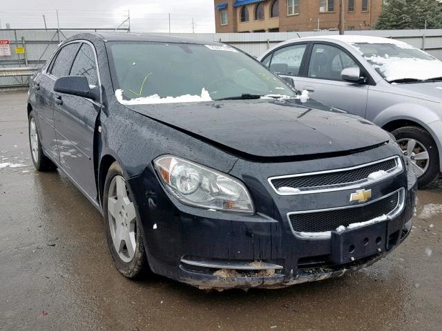 1G1ZJ57748F277952 - 2008 CHEVROLET MALIBU 2LT BLACK photo 1