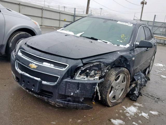 1G1ZJ57748F277952 - 2008 CHEVROLET MALIBU 2LT BLACK photo 2