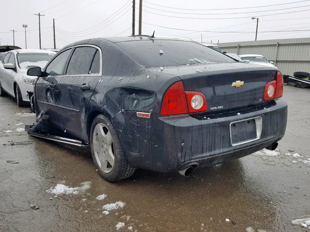 1G1ZJ57748F277952 - 2008 CHEVROLET MALIBU 2LT BLACK photo 3