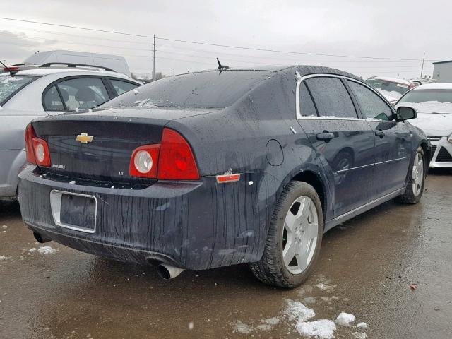 1G1ZJ57748F277952 - 2008 CHEVROLET MALIBU 2LT BLACK photo 4