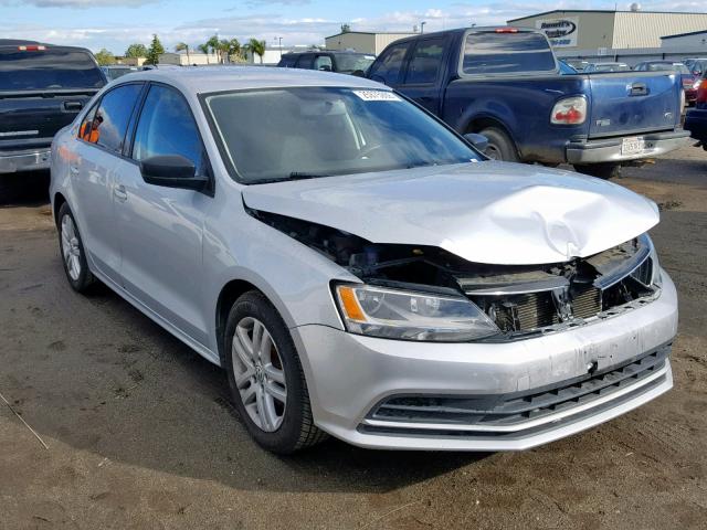 3VW2K7AJ1FM217952 - 2015 VOLKSWAGEN JETTA BASE 银色 照片 1