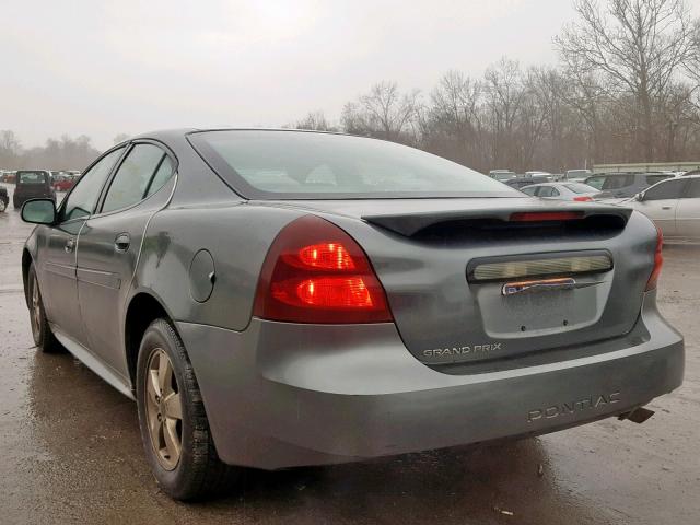 2G2WP522751201797 - 2005 PONTIAC GRAND PRIX GRAY photo 3