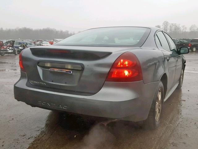 2G2WP522751201797 - 2005 PONTIAC GRAND PRIX GRAY photo 4