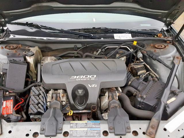 2G2WP522751201797 - 2005 PONTIAC GRAND PRIX GRAY photo 7