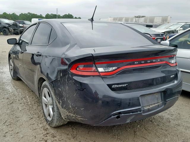 1C3CDFFA6GD819719 - 2016 DODGE DART SXT S BLACK photo 3