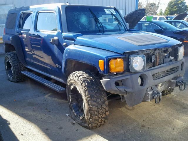 5GTDN136668162484 - 2006 HUMMER H3 BLUE photo 1