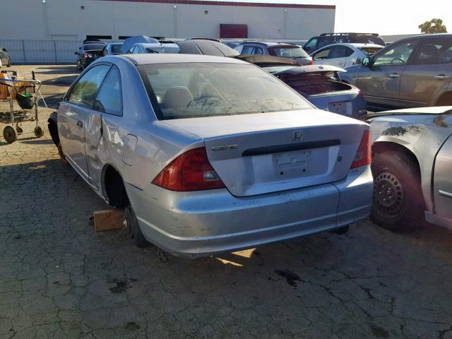 1HGEM21283L040840 - 2003 HONDA CIVIC DX GRAY photo 3