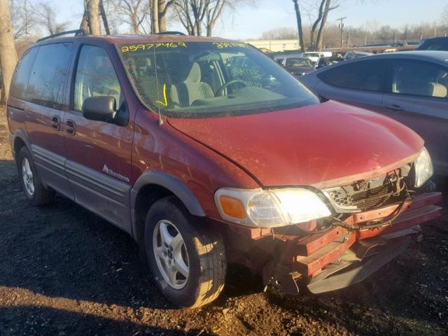 1GMDU03E34D171901 - 2004 PONTIAC MONTANA RED photo 1