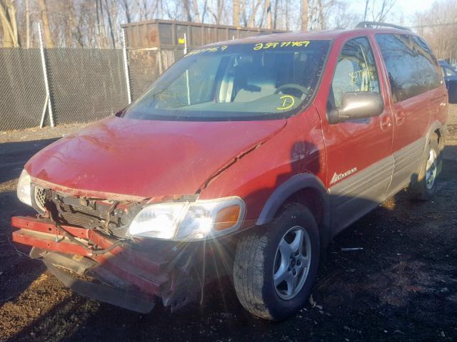 1GMDU03E34D171901 - 2004 PONTIAC MONTANA RED photo 2