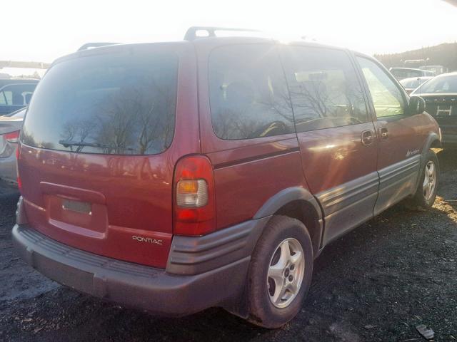 1GMDU03E34D171901 - 2004 PONTIAC MONTANA RED photo 4