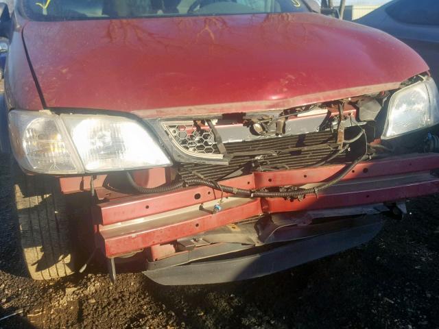 1GMDU03E34D171901 - 2004 PONTIAC MONTANA RED photo 9