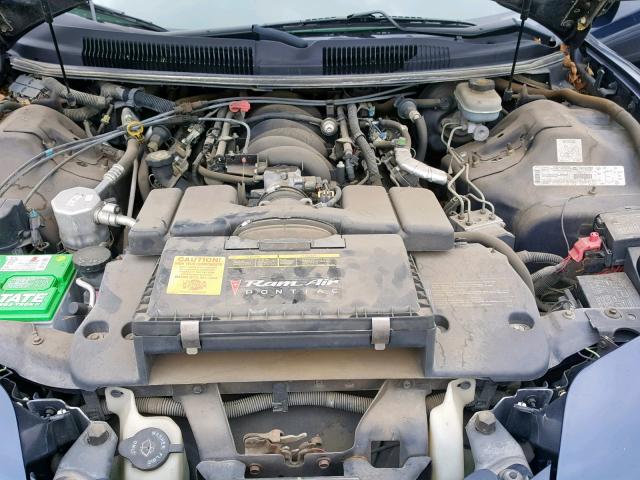 2G2FV22GX22129676 - 2002 PONTIAC FIREBIRD F BLUE photo 7